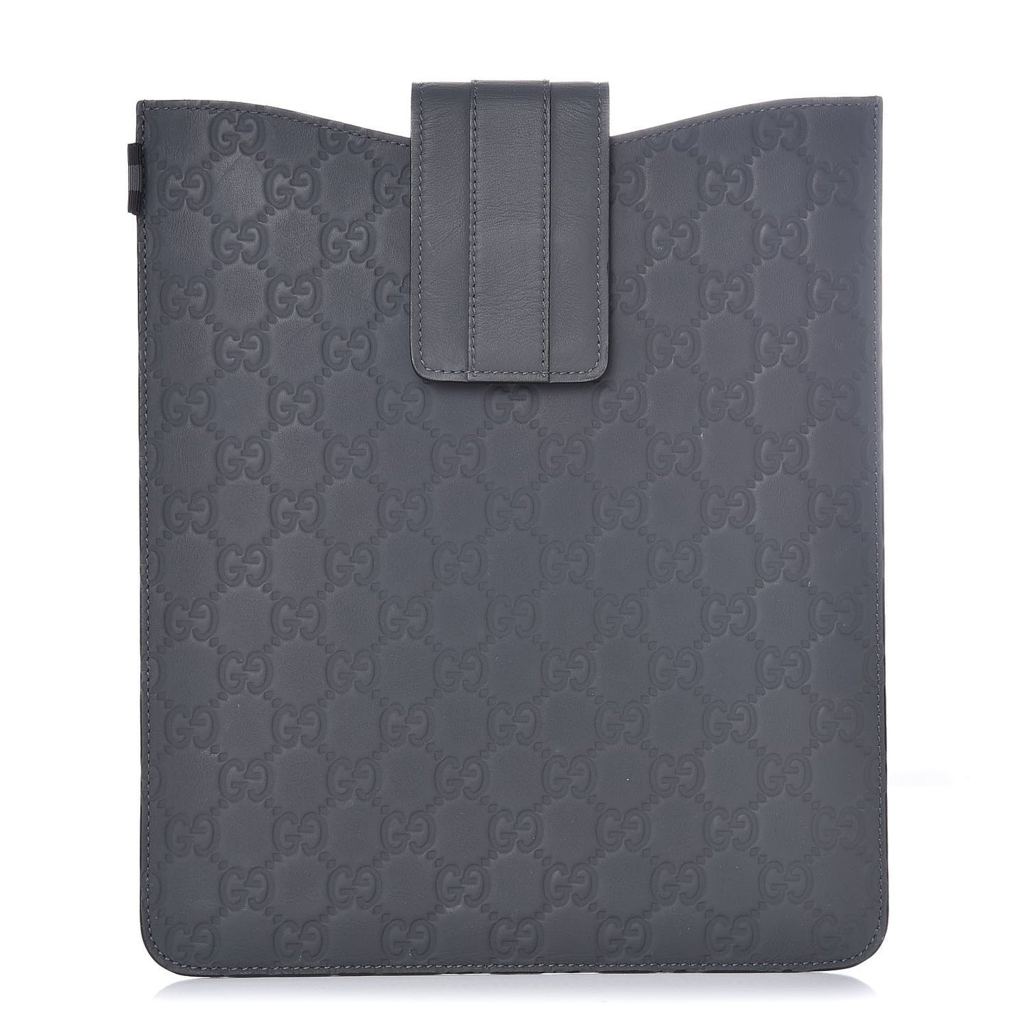 Rubber Guccissima iPad Case Charcoal