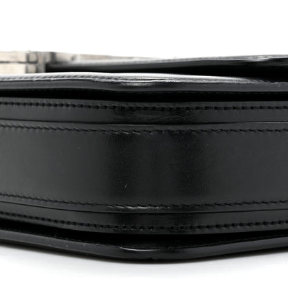 Saint Laurent Box Calfskin Monogram Medium Solferino Satchel Black 9 of 14
