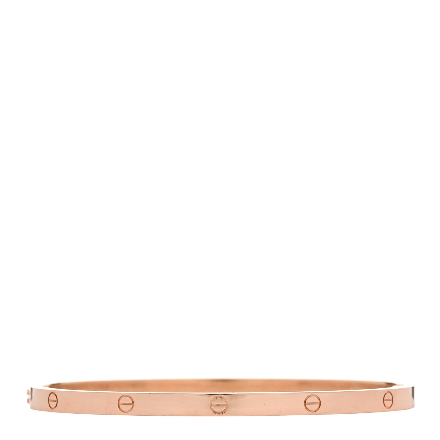 Cartier 18K Pink Gold Small LOVE Bracelet 18 2 of 9