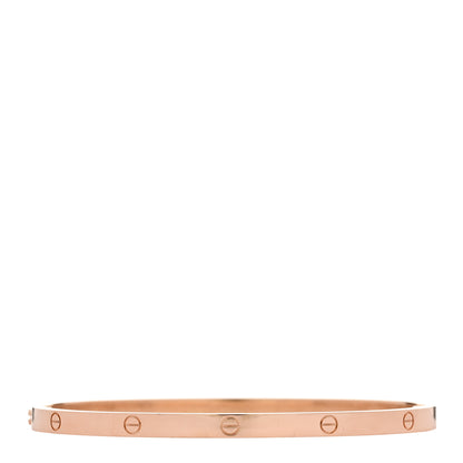 Cartier 18K Pink Gold Small LOVE Bracelet 18 2 of 9