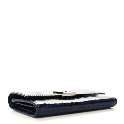 Louis Vuitton Crocodile Capucines Compact Wallet Saphir 4 of 10