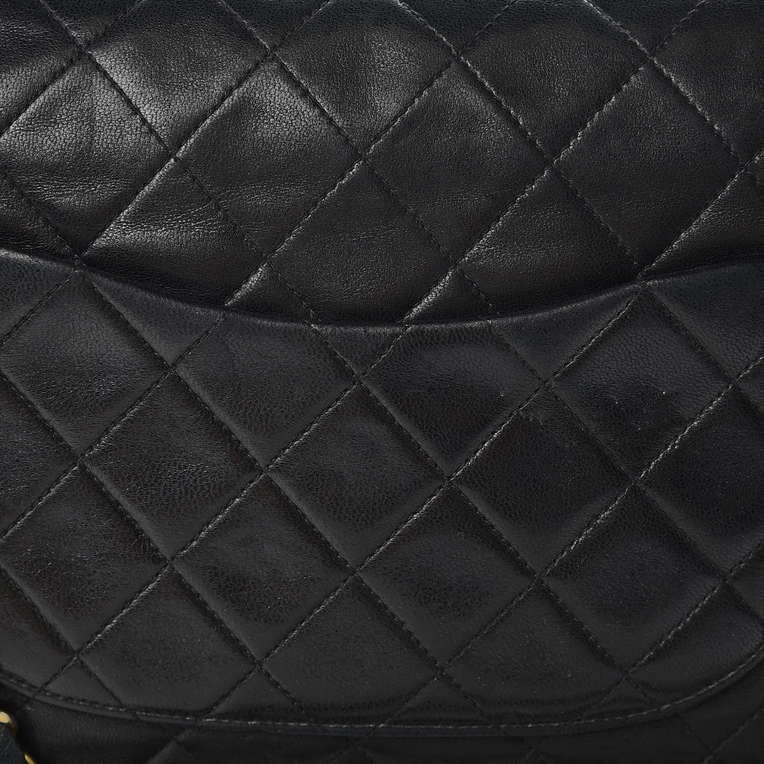 Chanel Lambskin Quilted Medium Double Flap Black 15 of 18