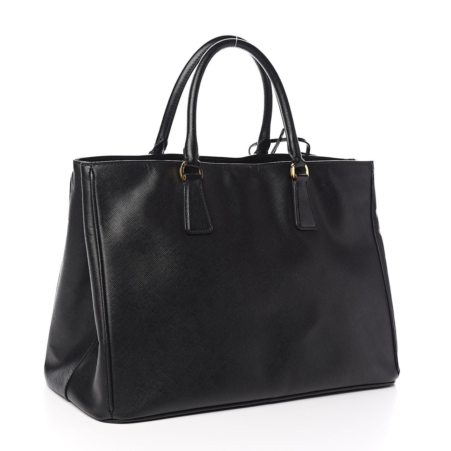 Saffiano Lux Large Tote Black