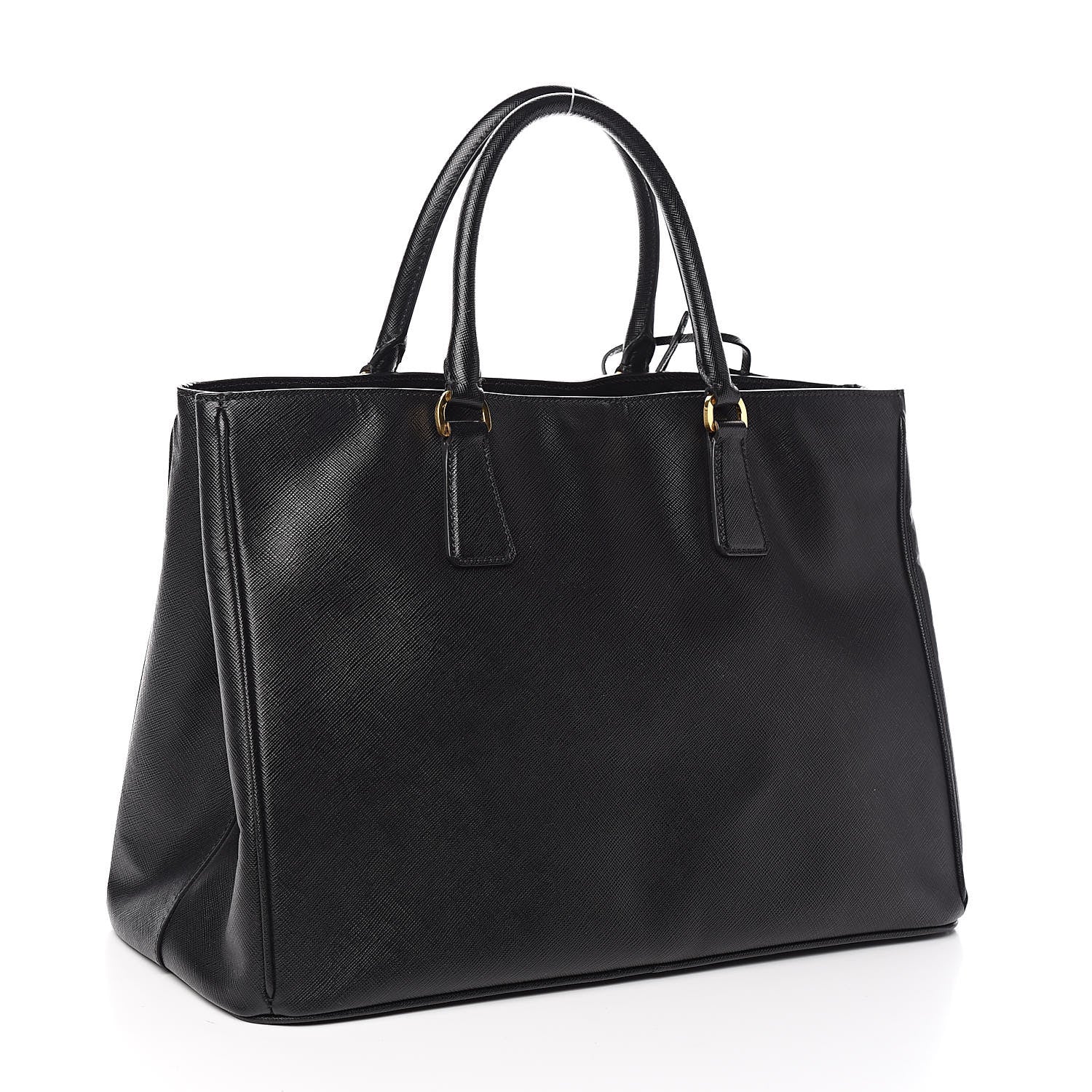 Prada Saffiano Lux Large Tote Black 3 of 10