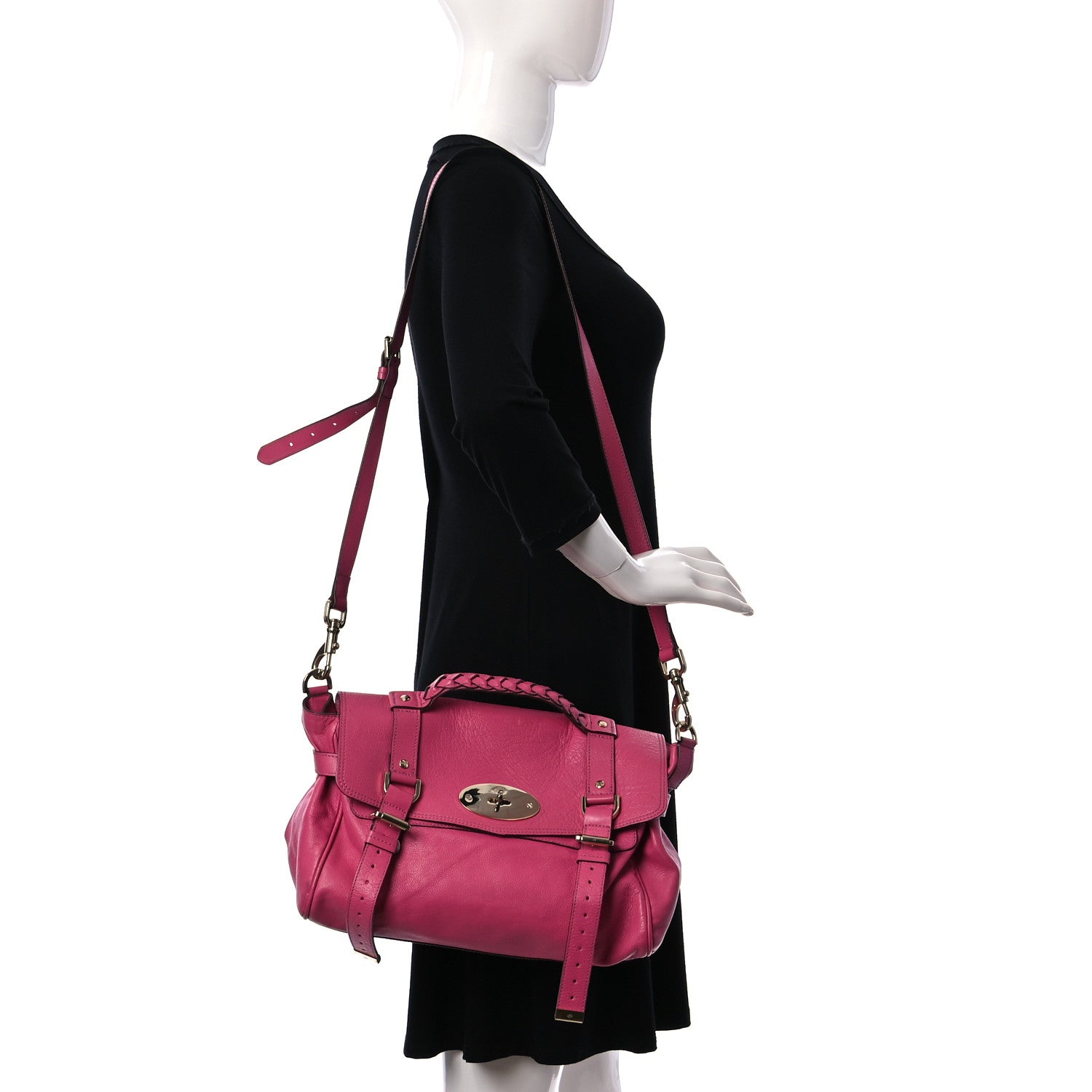 Mulberry Soft Buffalo Medium Alexa Raspberry 2 of 18