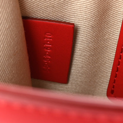 Chloe Calfskin Suede C Clutch With Chain Plaid Red 7 of 9