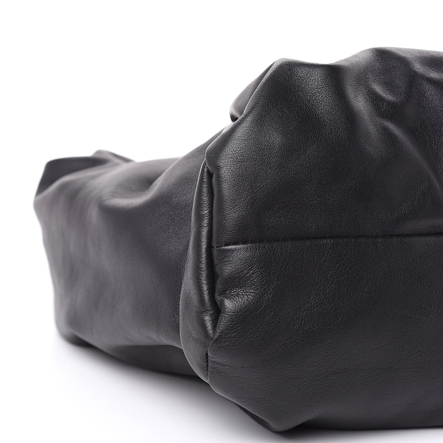 Smooth Butter Calfskin Small The Shoulder Pouch Black