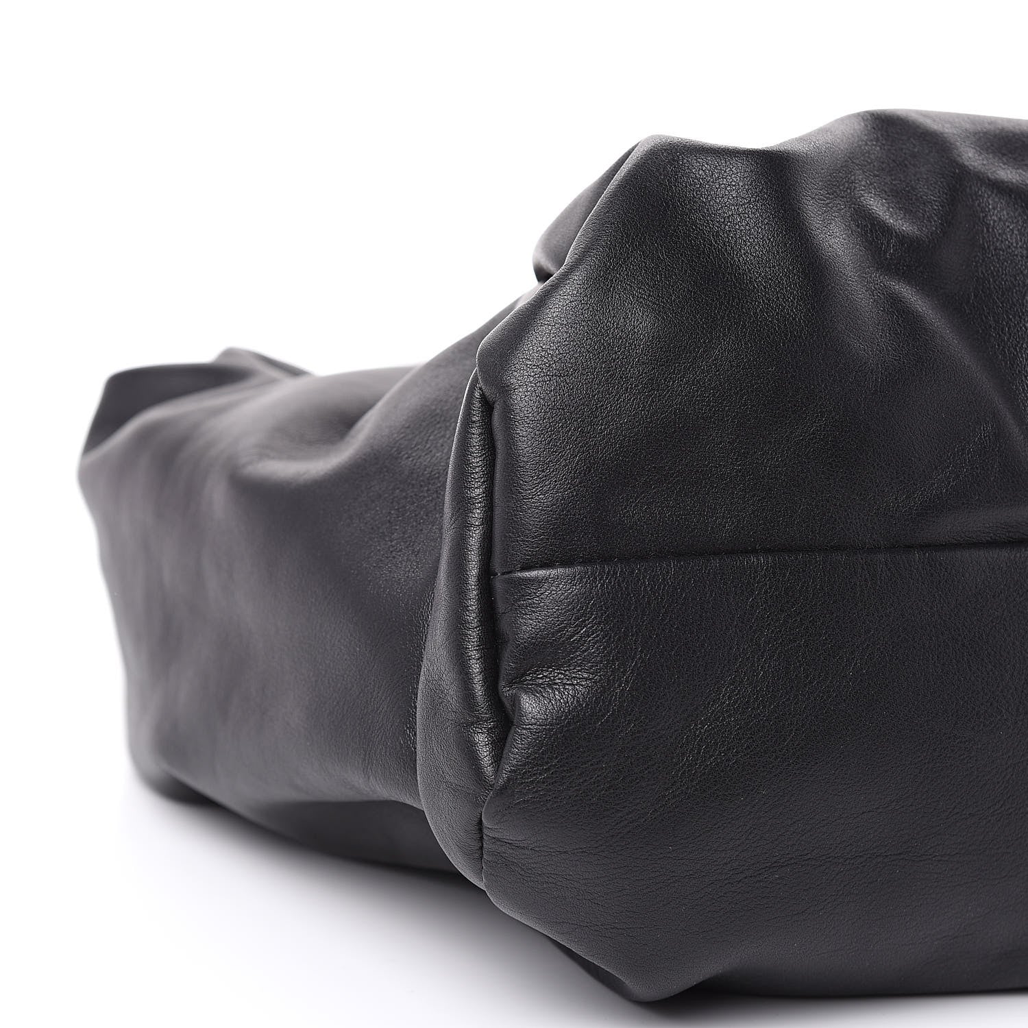 Bottega Veneta Smooth Butter Calfskin Small The Shoulder Pouch Black 9 of 10