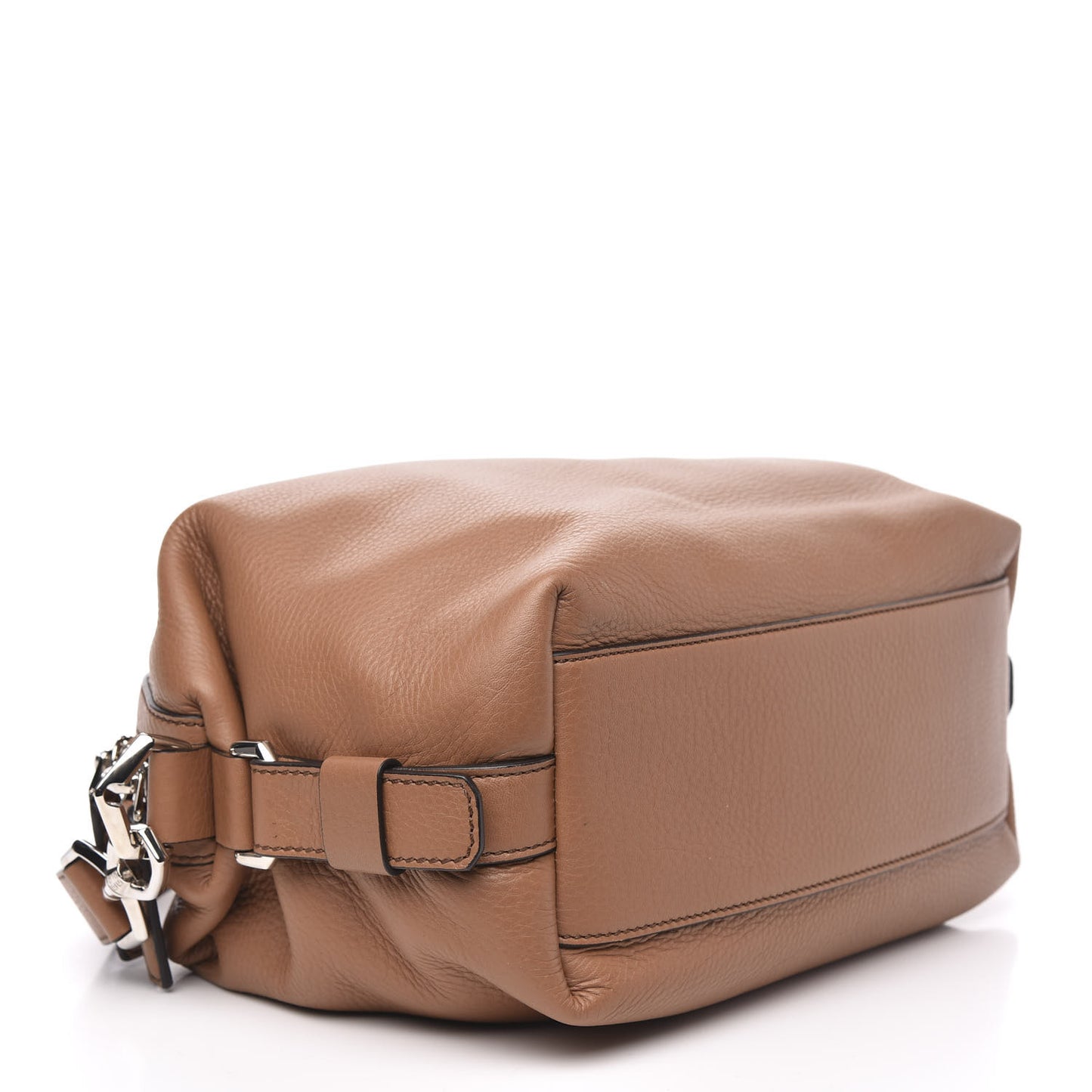Grained Calfskin Small Nightingale Caramel