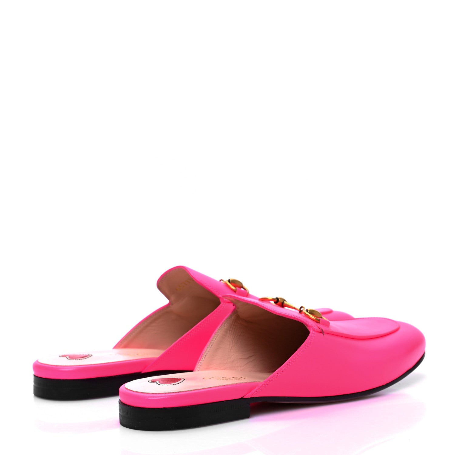 Gucci Calfskin Womens Princetown Slippers 37 Fuxia Fluo 4 of 8