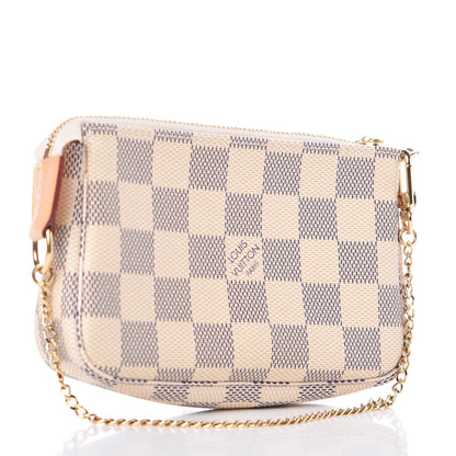 Louis Vuitton Damier Azur Mini Pochette Accessories 3 of 8