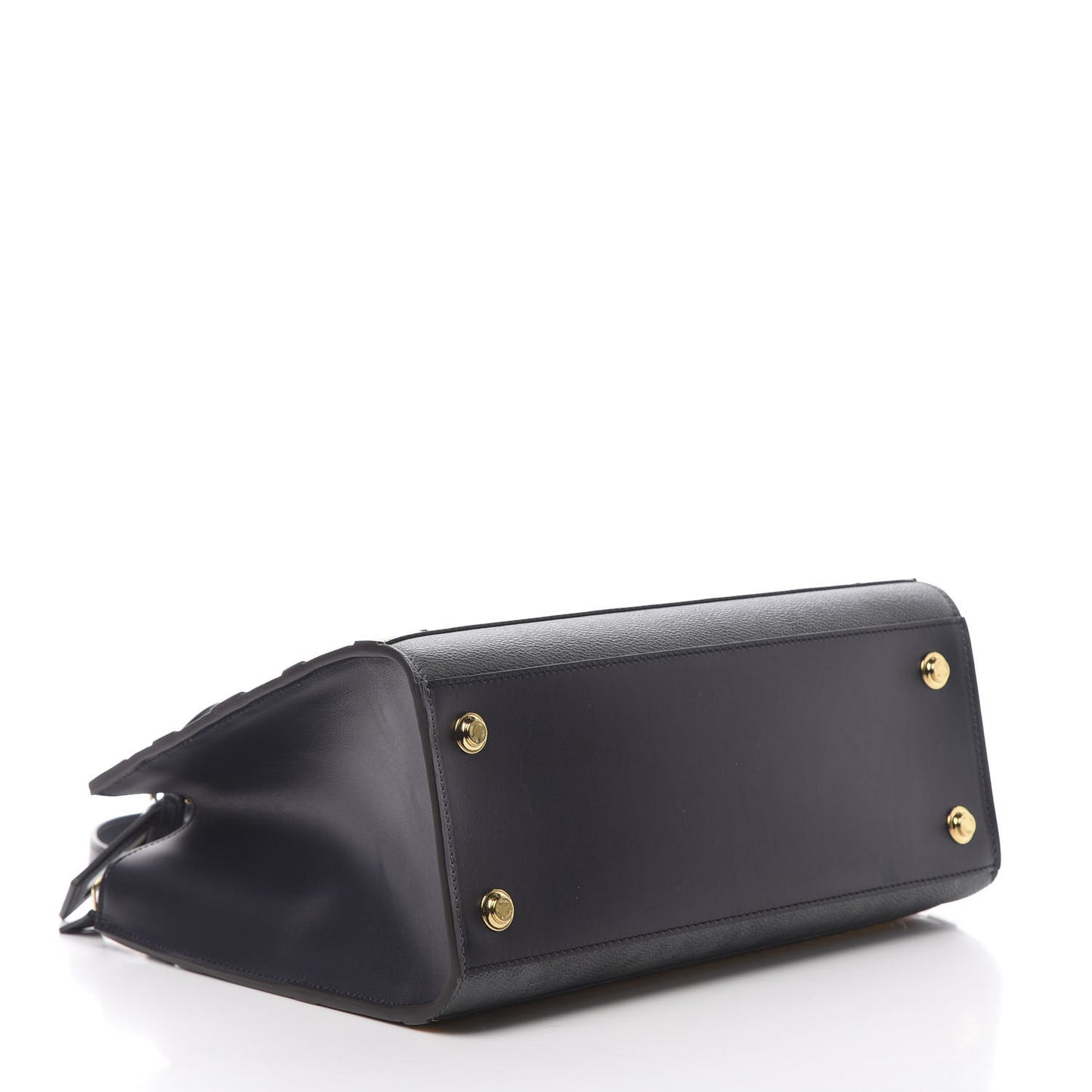 Calfskin Trunk City Steamer MM Black