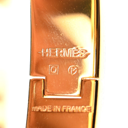 Hermes Narrow Enamel Clic Clac H Bracelet PM Blue Electrique 3 of 4