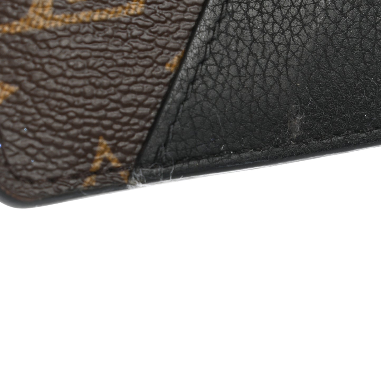 Monogram Calfskin Kimono Card Holder Black