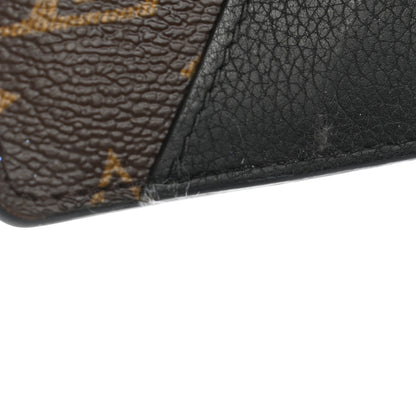 Louis Vuitton Monogram Calfskin Kimono Card Holder Black 6 of 6