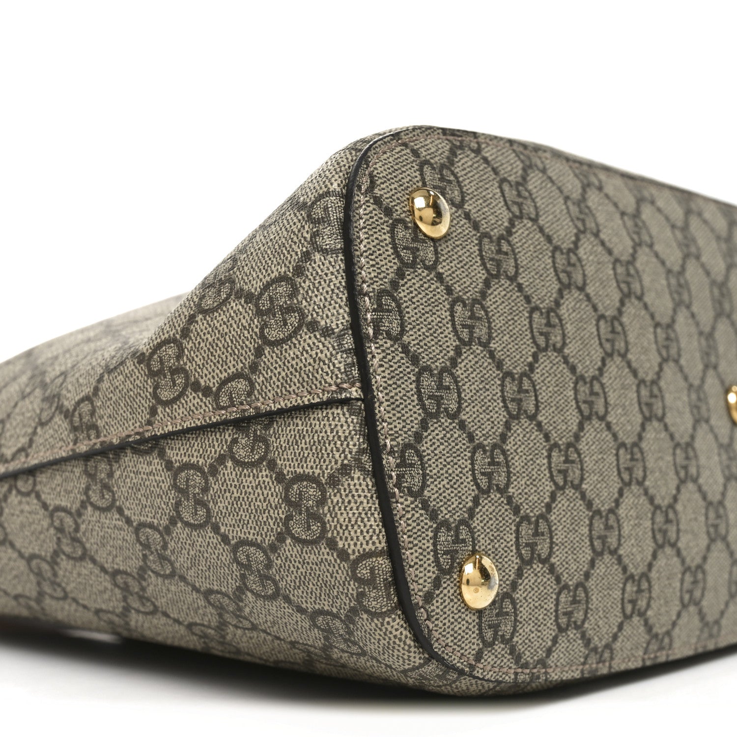 Gucci GG Supreme Monogram Linea A Hobo Brown 9 of 10