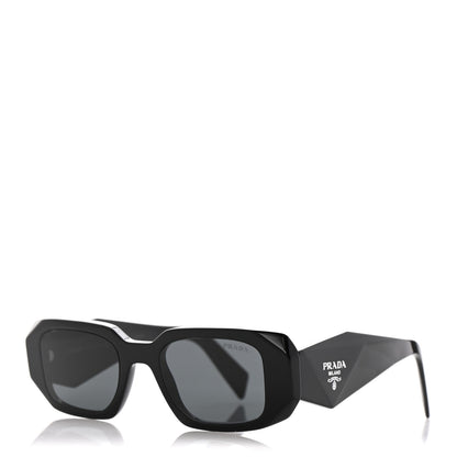 Prada Acetate Symbole Sunglasses SPR 17W Black 1 of 8