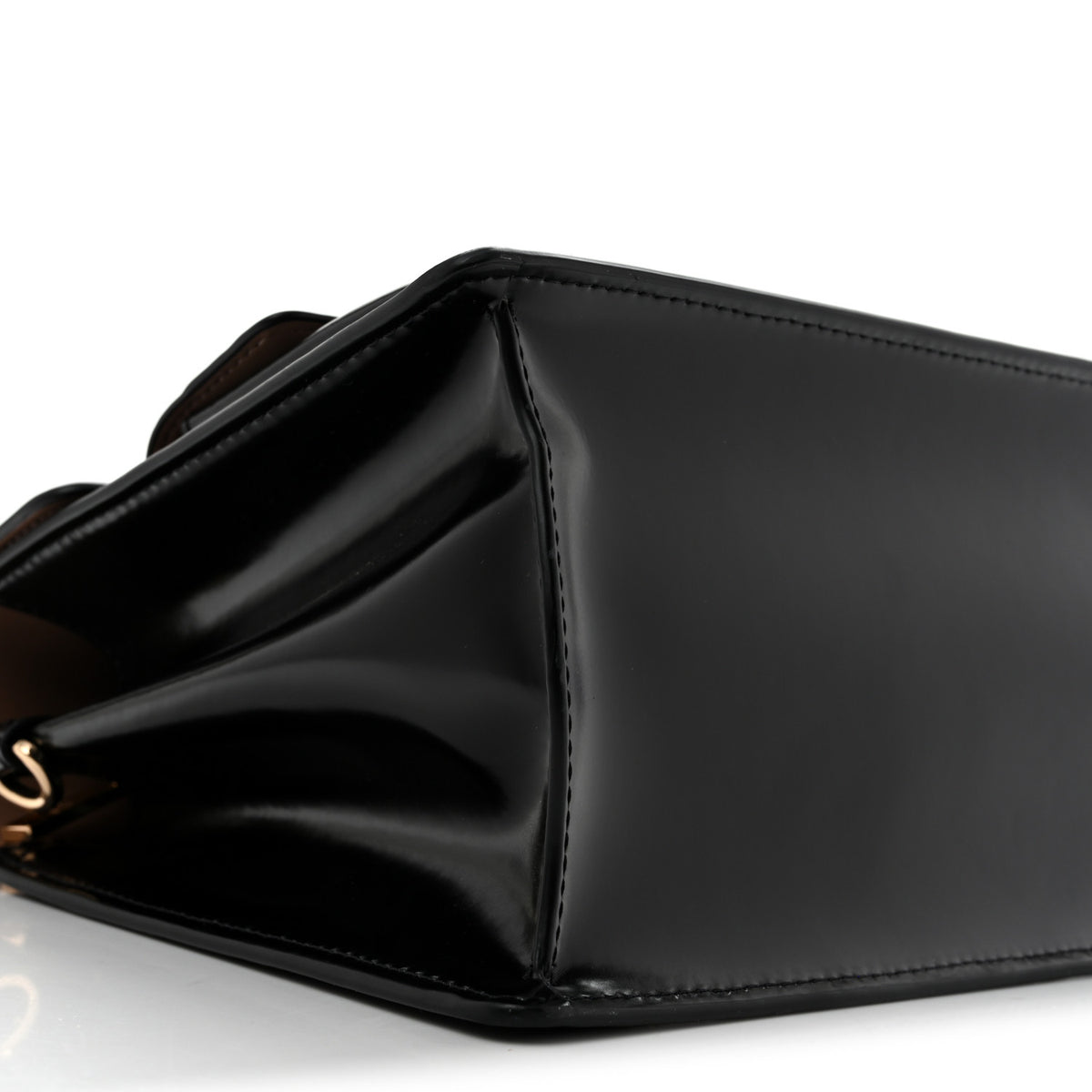 Marc Jacobs Shiny Calfskin Uptown Shoulder Bag Black 10 of 15