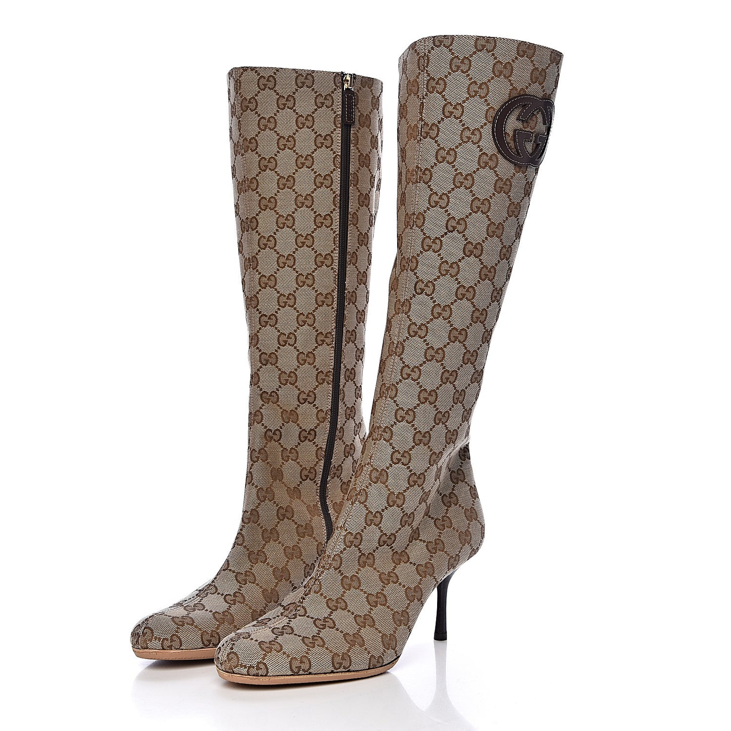Monogram Interlocking G Knee High Boots 9