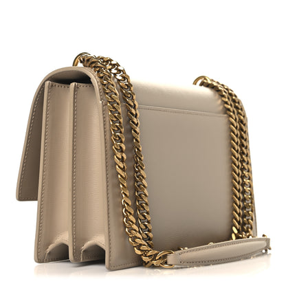 Saint Laurent Calfskin Medium Monogram Sunset Dark Beige 3 of 11