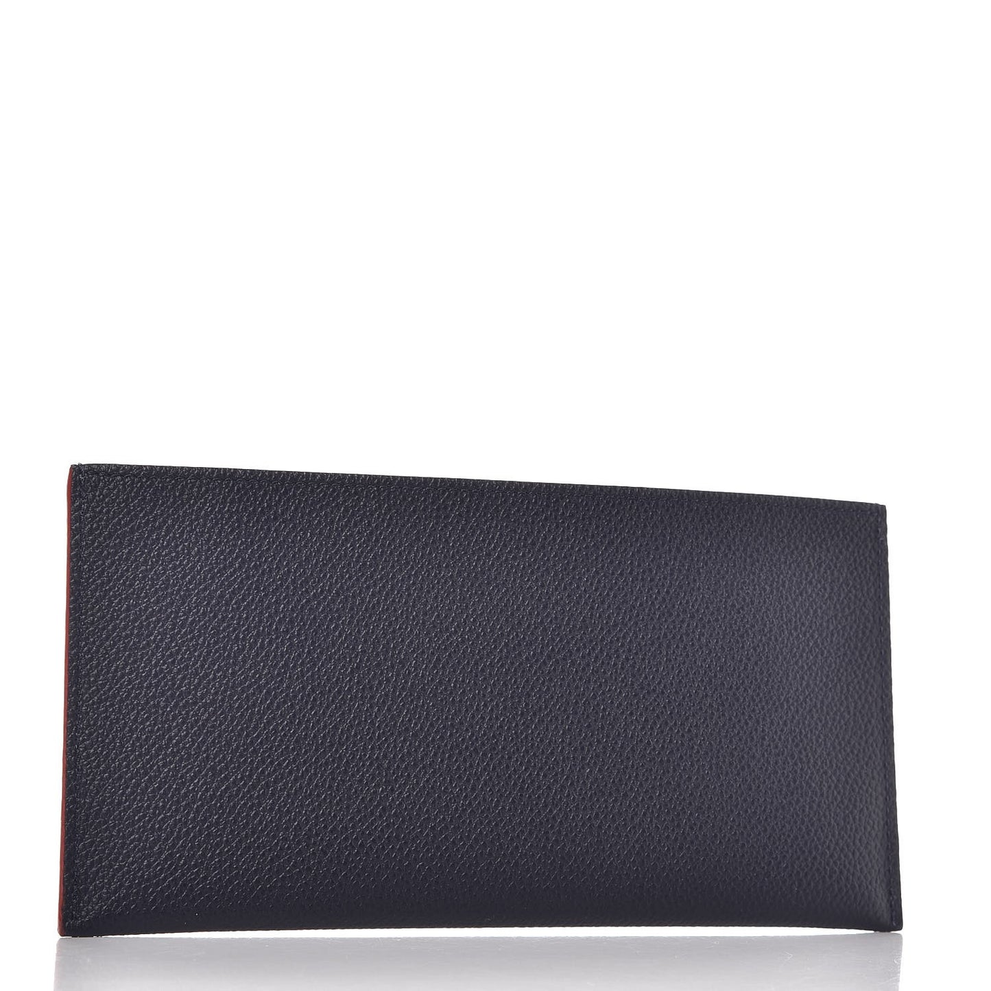 Calfskin Felicie Chain Wallet Card Holder Insert Marine Rouge