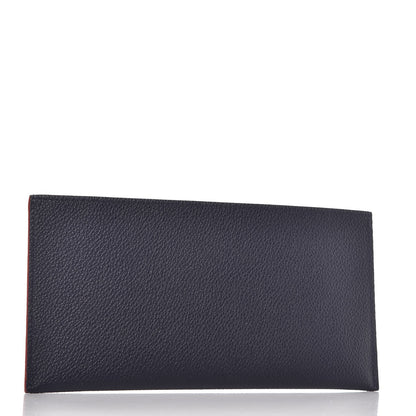 Louis Vuitton Calfskin Felicie Chain Wallet Card Holder Insert Marine Rouge 3 of 6