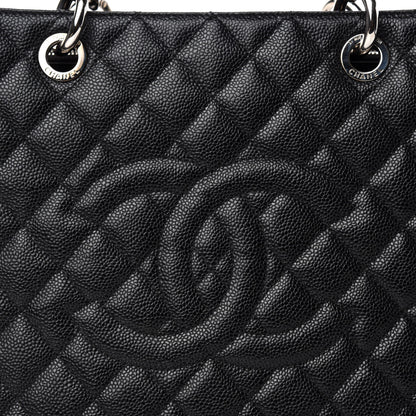 Chanel Caviar Quilted Grand Shopping Tote GST Black 12 of 12