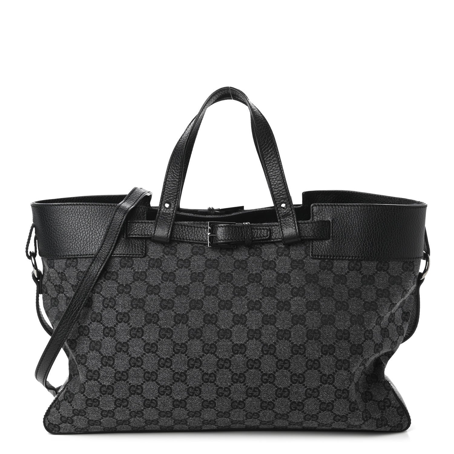 Gucci Monogram Tote Black 1 of 10