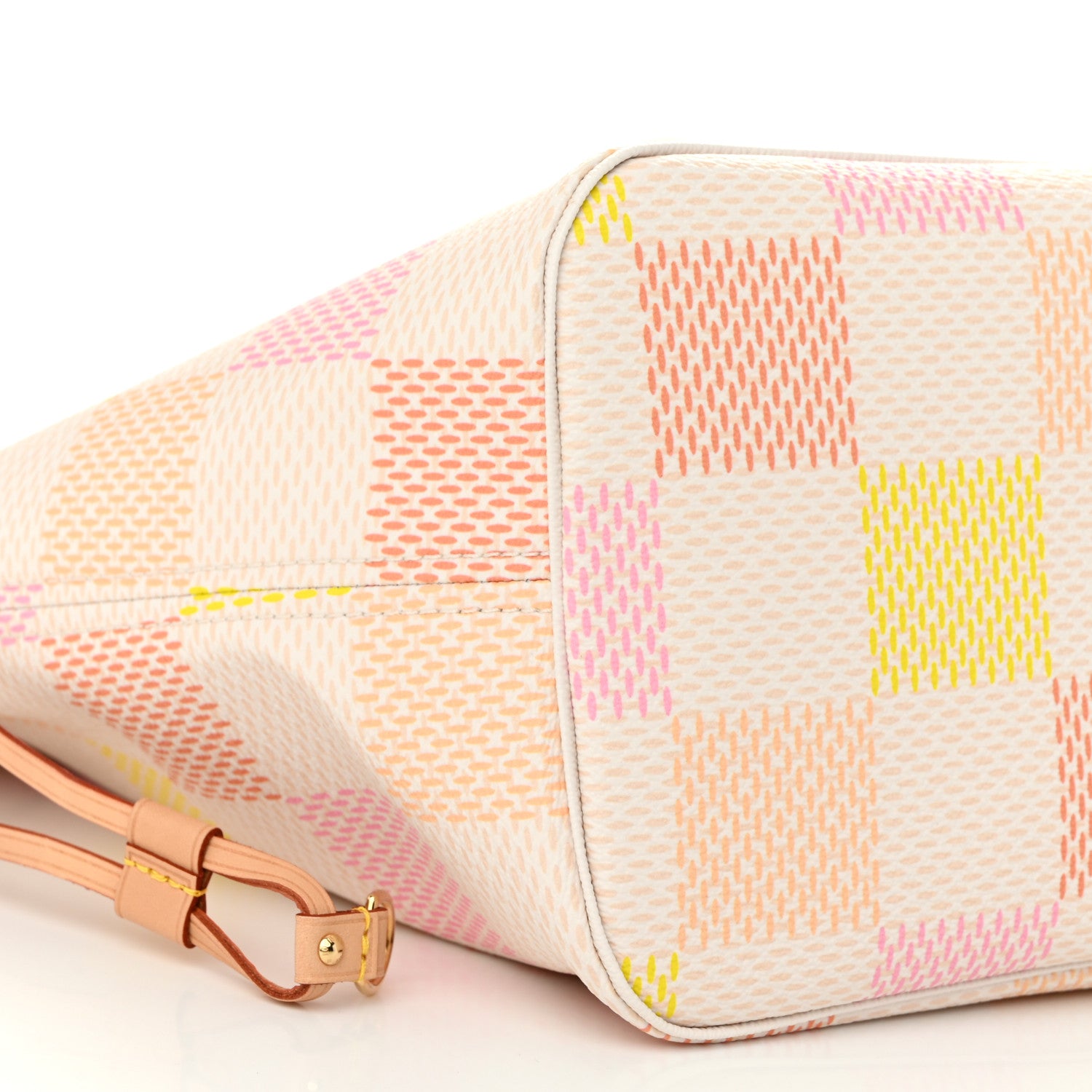 Louis Vuitton Damier Giant Neverfull MM Peach 9 of 11