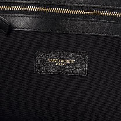 Saint Laurent Calfskin Large Manhattan Shopper Tote Black 7 of 9
