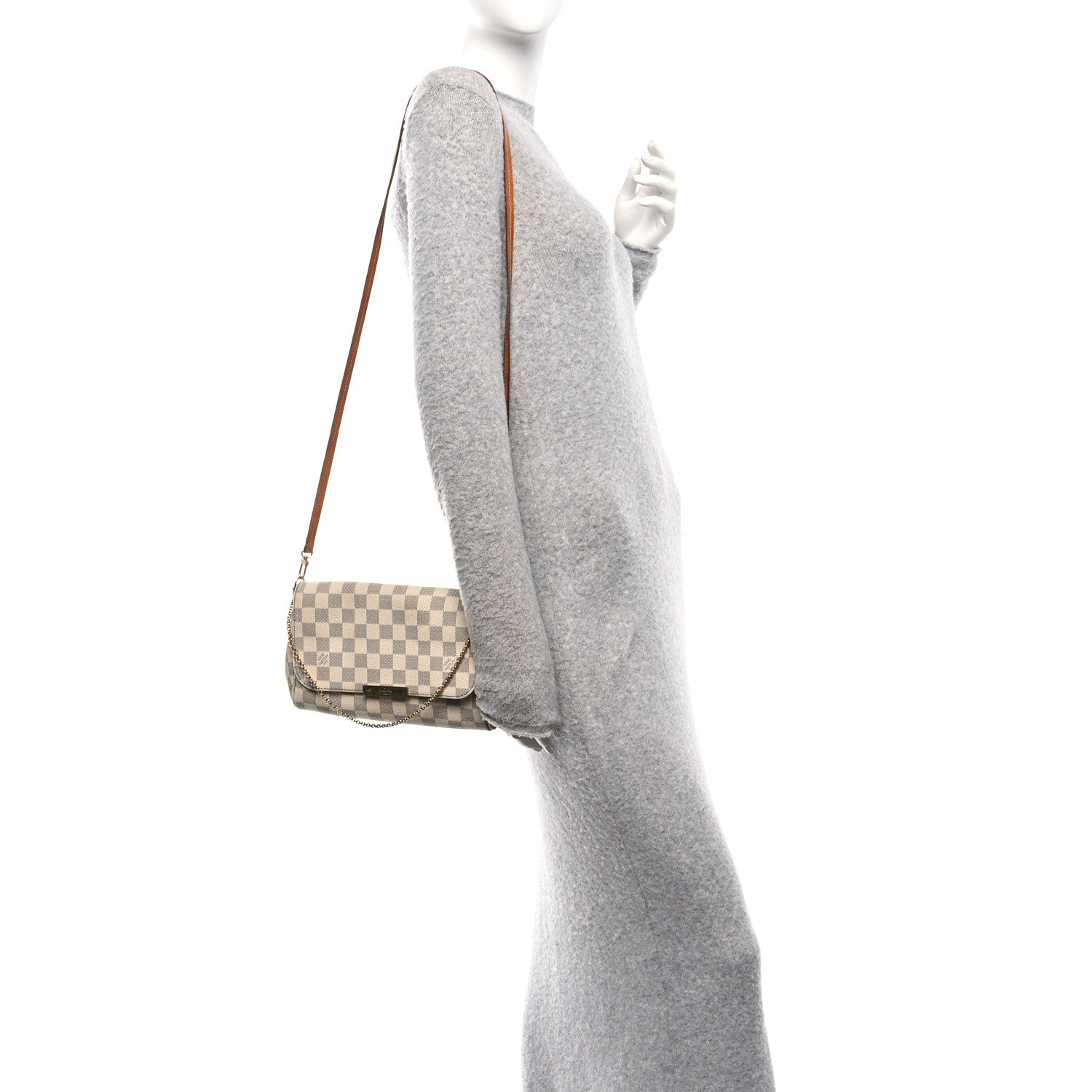 Louis Vuitton Damier Azur Favorite MM 3 of 11