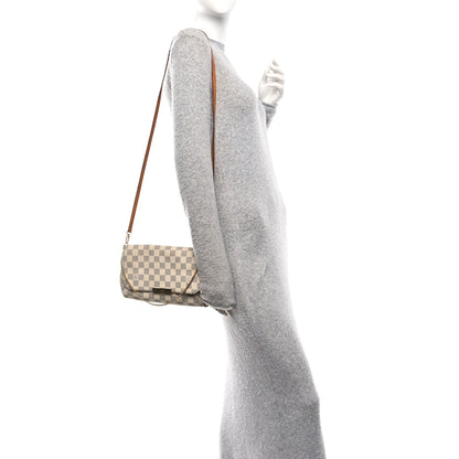 Louis Vuitton Damier Azur Favorite MM 3 of 11