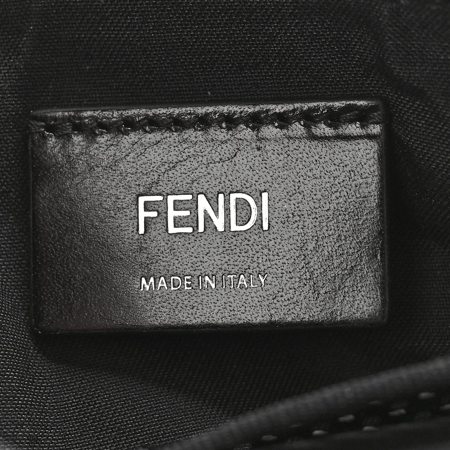Neoprene Mesh Vitello Grace FF Pocket Belt Bag Black