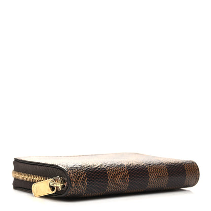 Louis Vuitton Damier Ebene Zippy Coin Purse Rose Ballerine 4 of 10