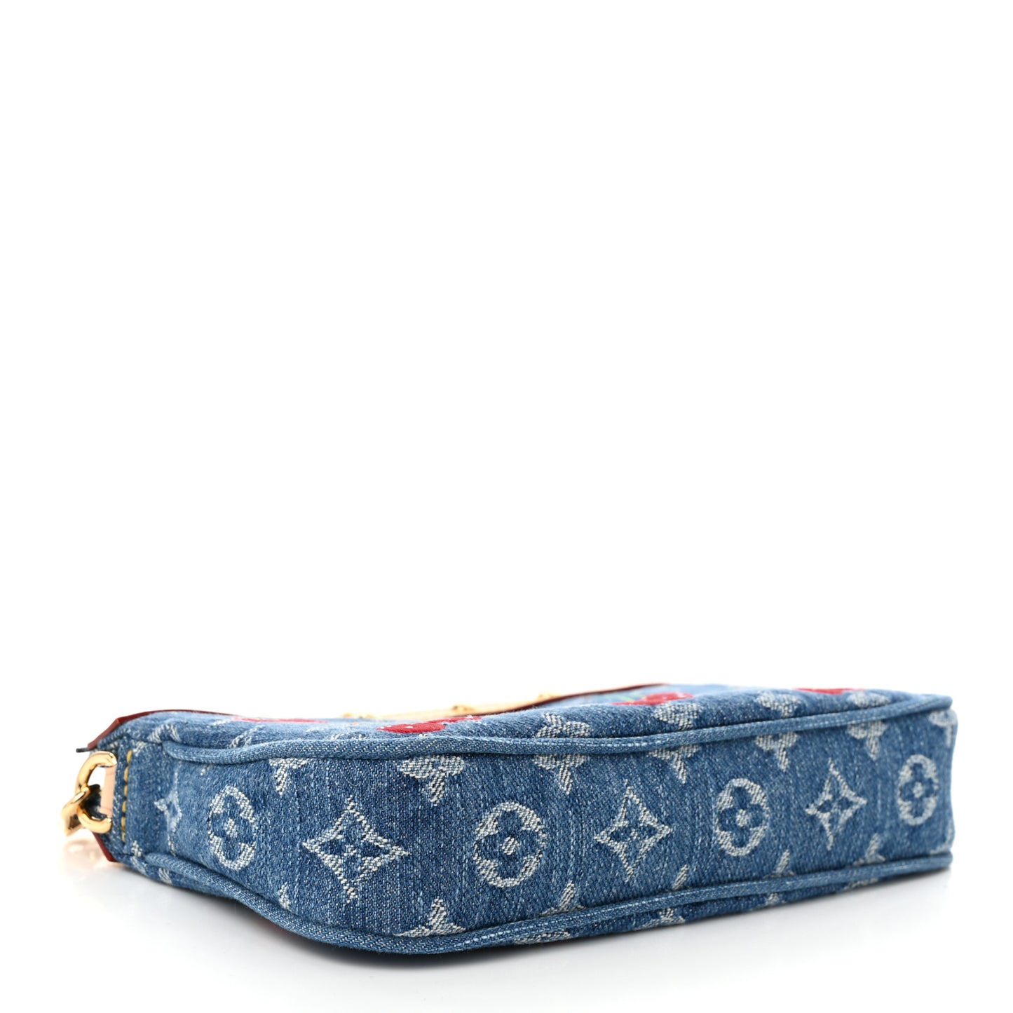 LV X TM Monogram Denim Cerises Pochette Accessories Blue