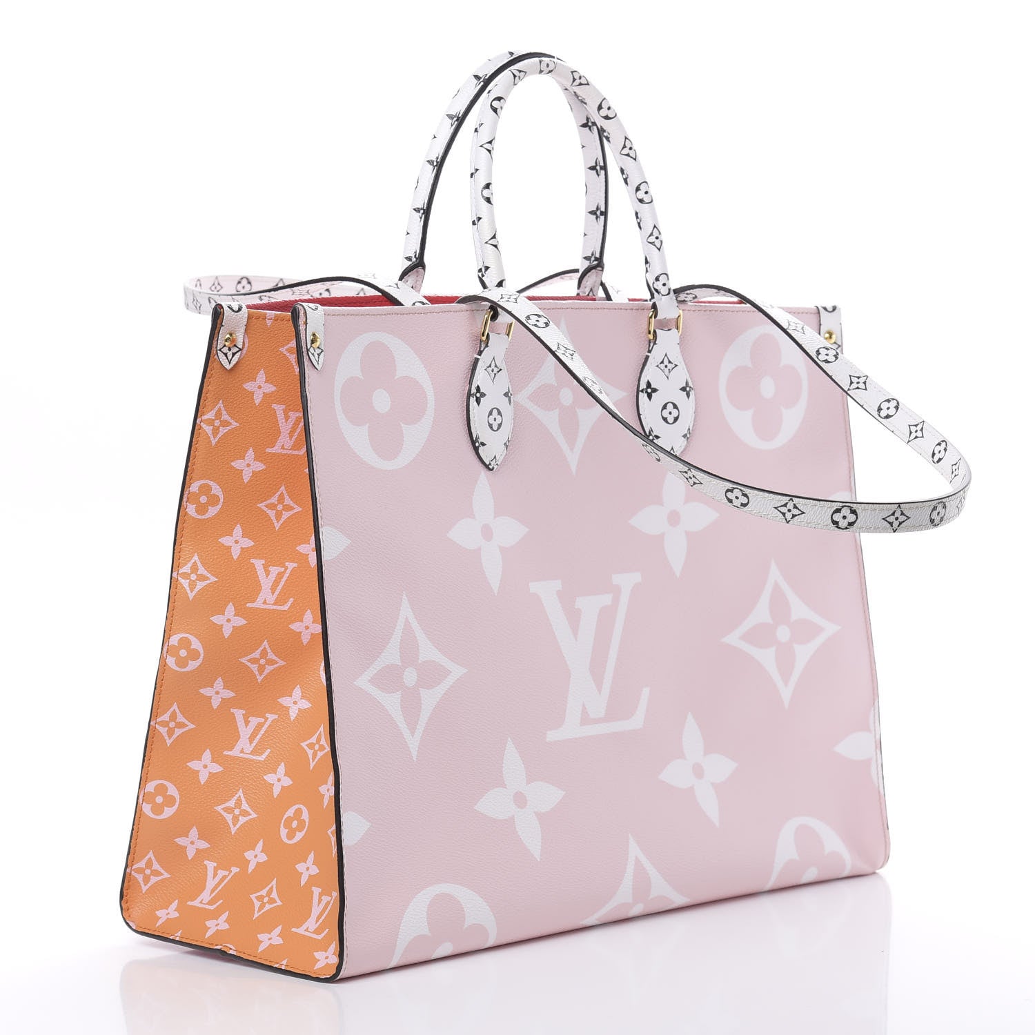 Louis Vuitton Monogram Giant Onthego GM Rouge Rose 3 of 11