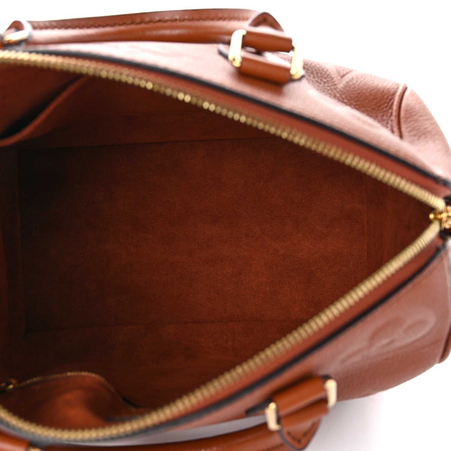 Louis Vuitton Empreinte Monogram Giant Speedy Bandouliere 25 Cognac 5 of 9