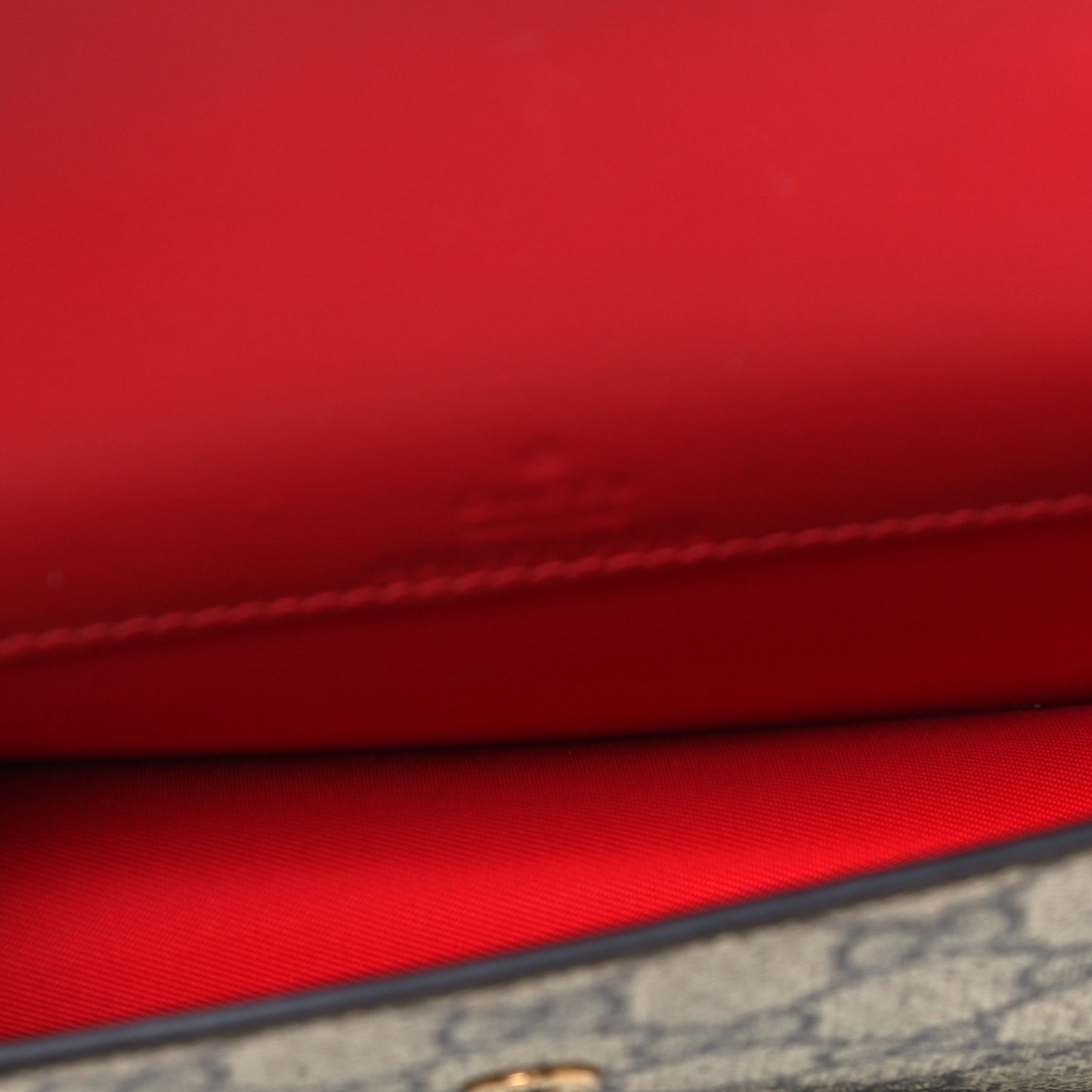 GG Supreme Monogram Mini Cherry Chain Bag