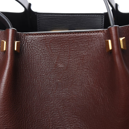 Valentino Garavani Grainy Calfskin Medium VLogo Escape Shopper Rubin 14 of 14