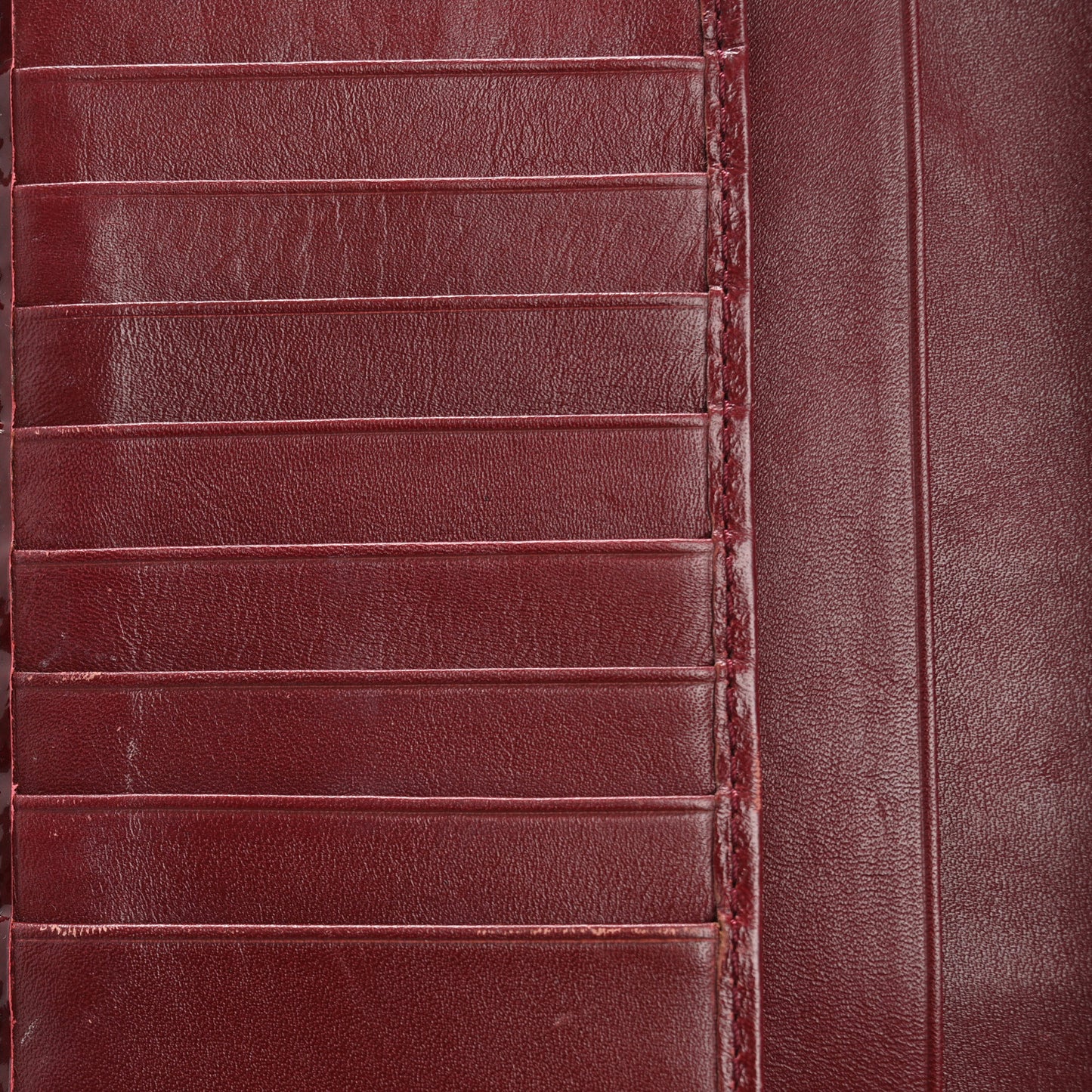 Supernova Check Constance Continental Wallet Dark Red