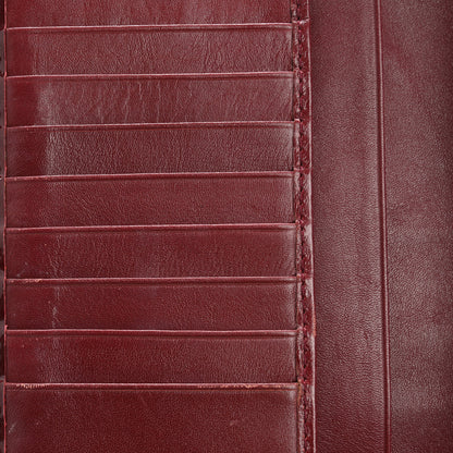 Burberry Supernova Check Constance Continental Wallet Dark Red 8 of 12