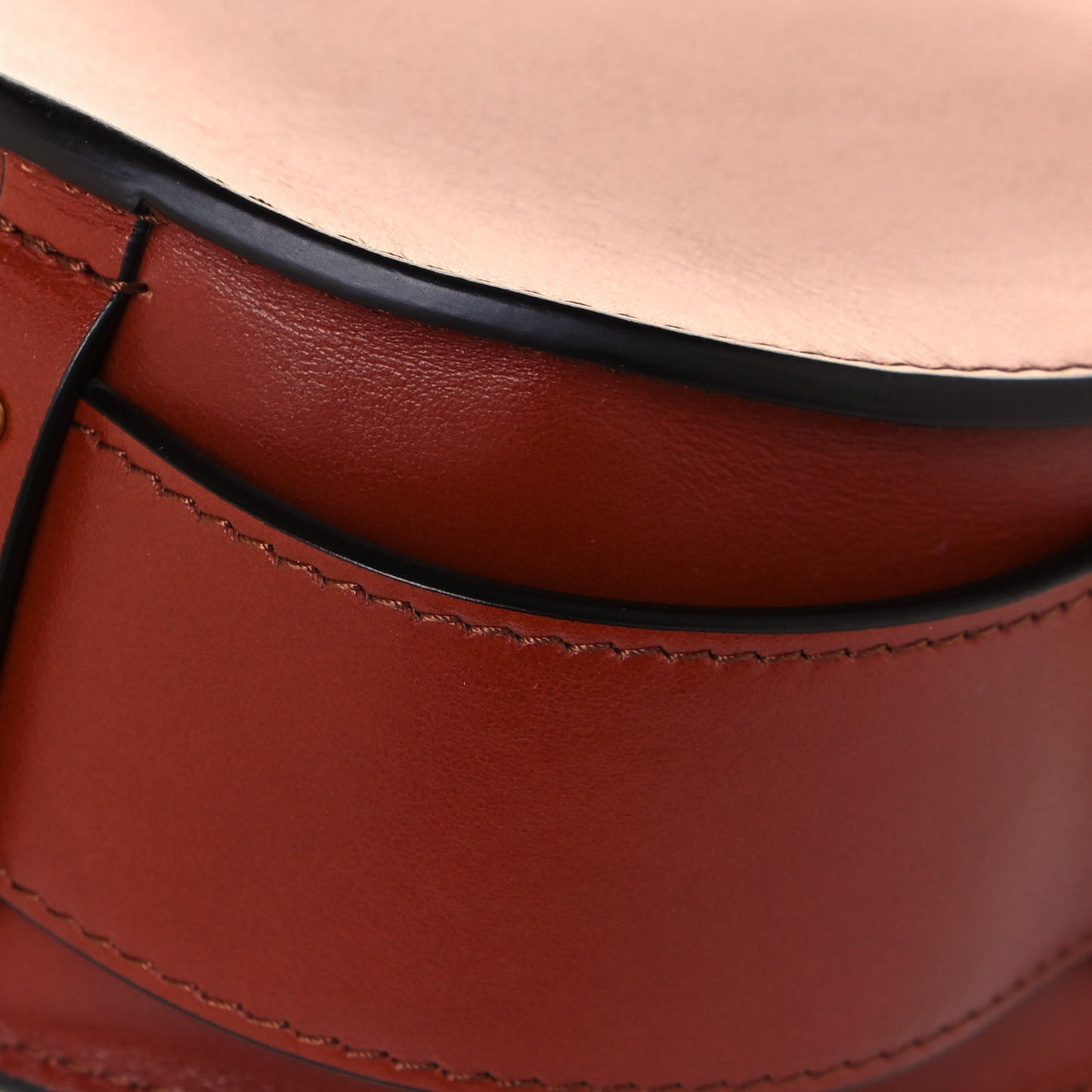 Calfskin Small Tess Bag Sepia Brown