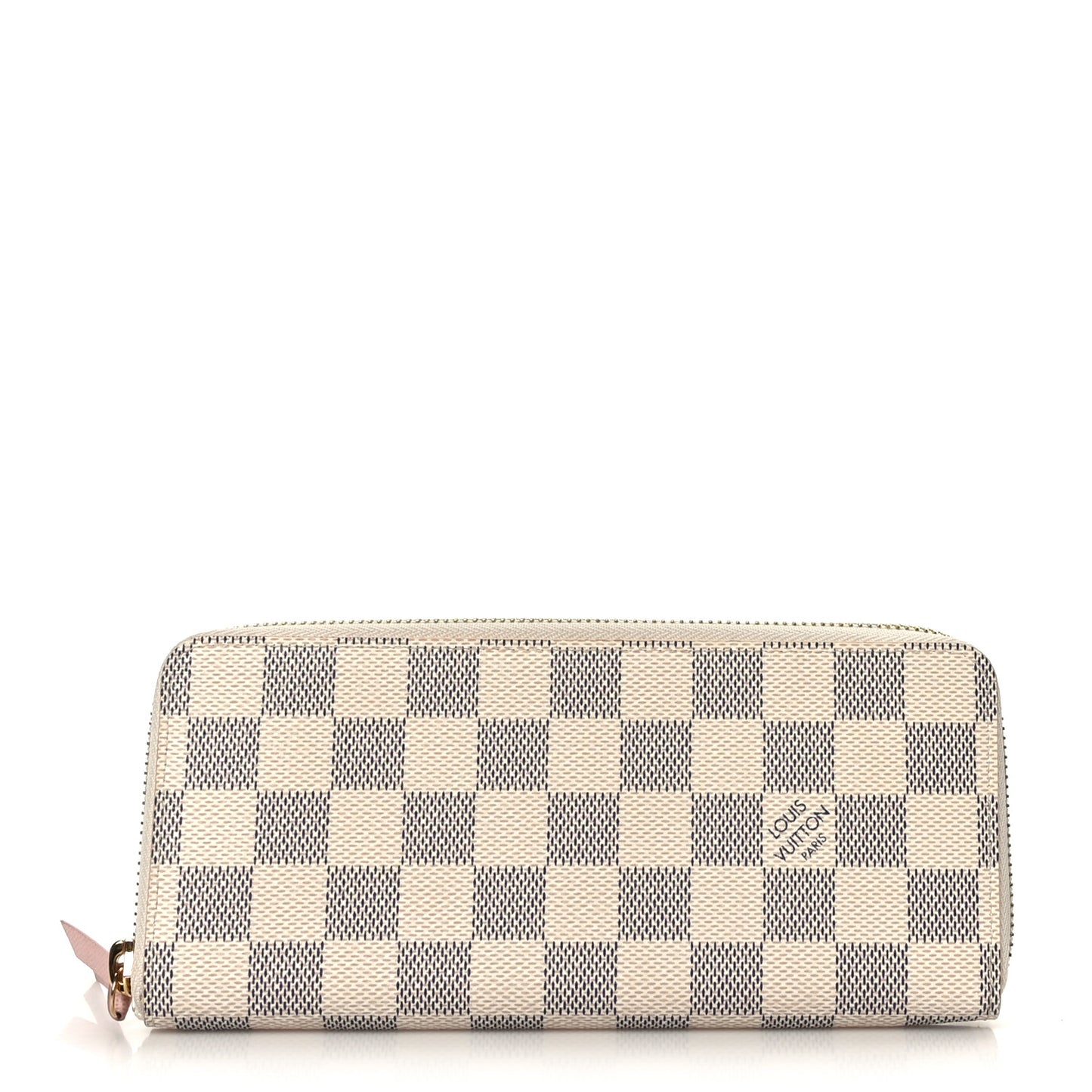 Damier Azur Clemence Wallet Rose Ballerine