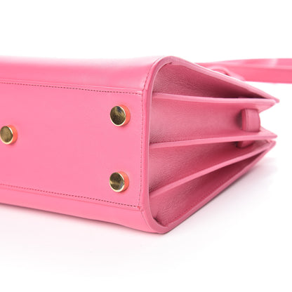 Saint Laurent Calfskin Nano Sac De Jour Lipstick Fuchsia 10 of 11