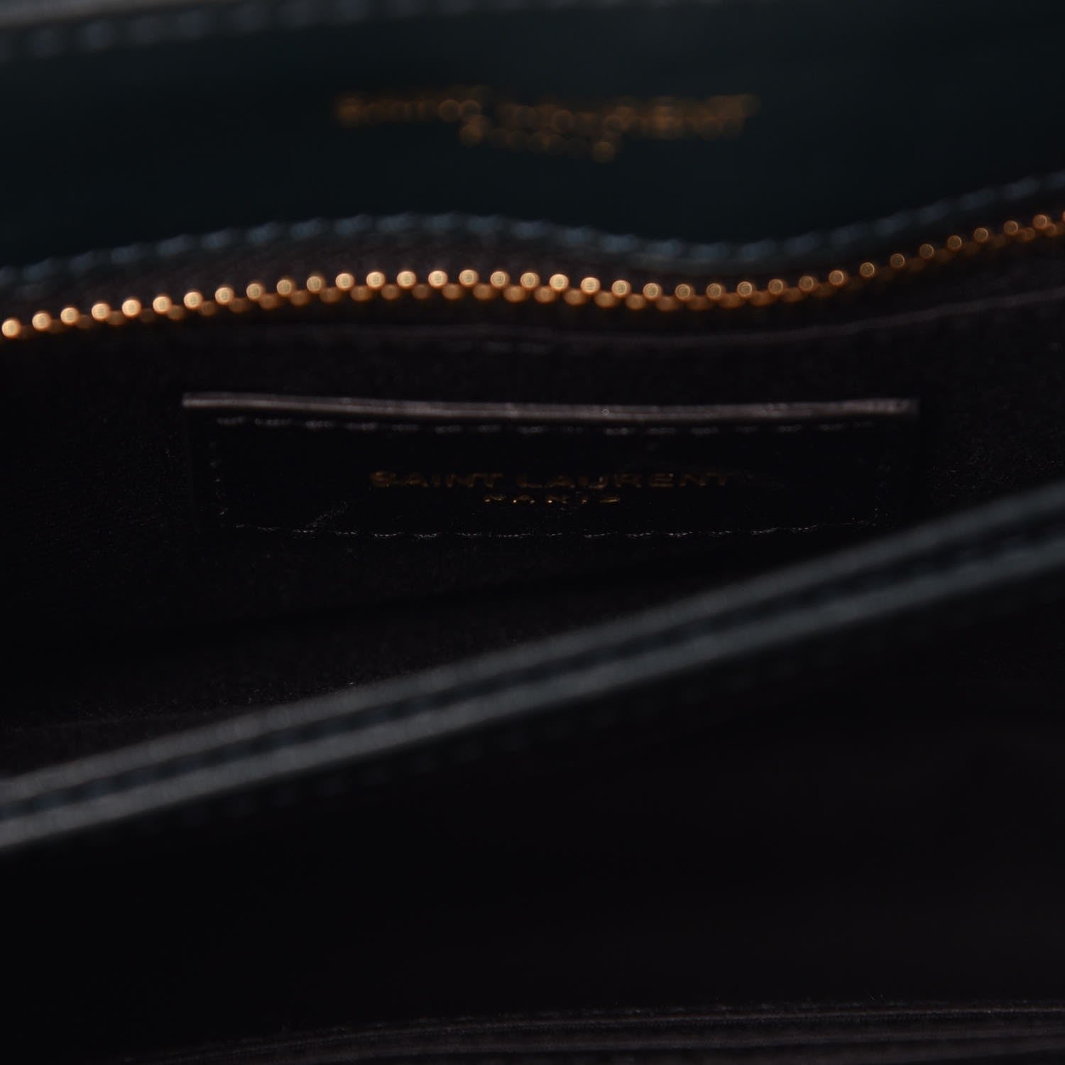 Saint Laurent Velvet Y Quilted Monogram Toy Loulou Chain Satchel Dark Ottanio 6 of 18