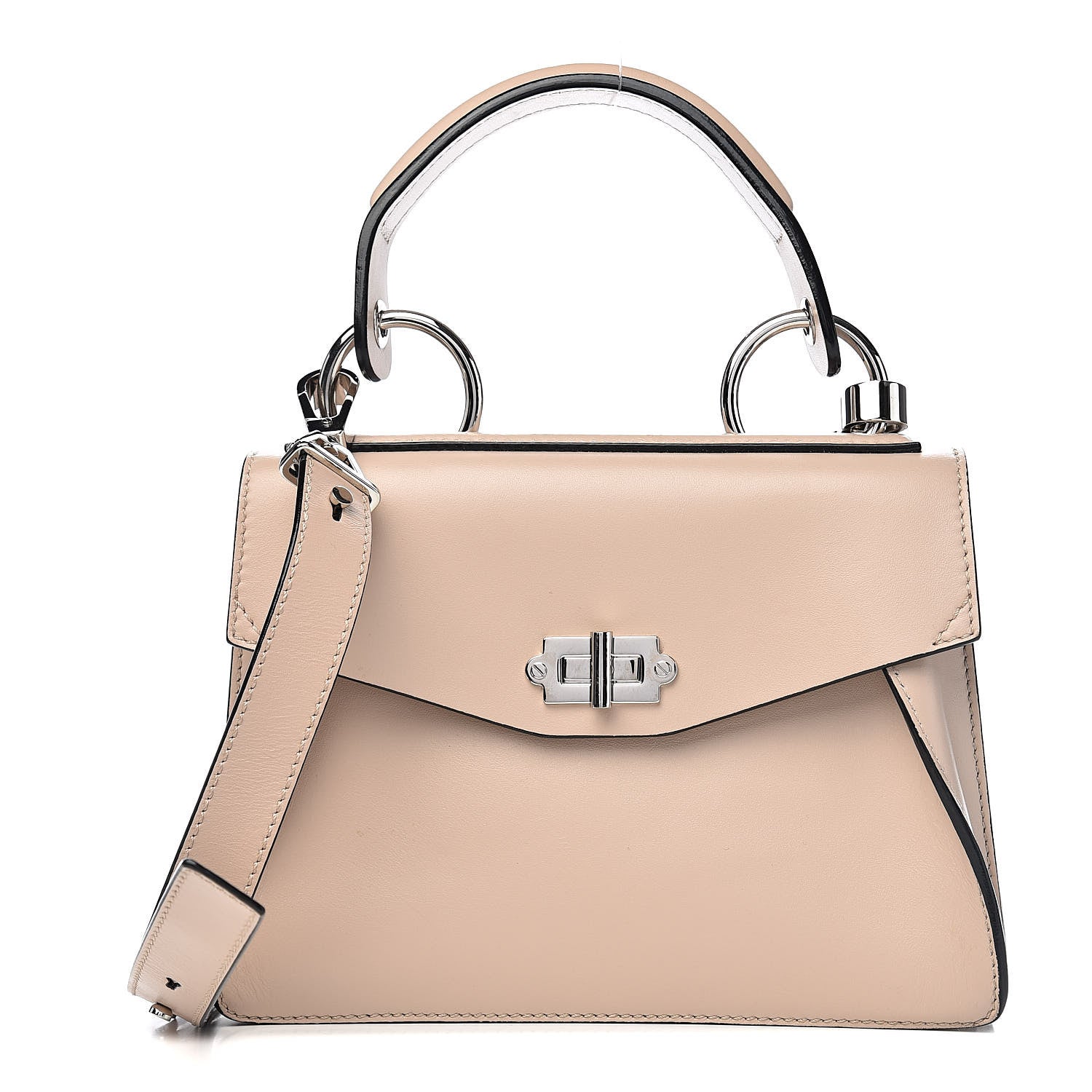Proenza Schouler Calfskin Small Hava Top Handle Bag Sand 1 of 12