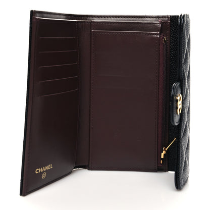 Chanel Caviar Quilted Medium Flap Wallet Black 5 of 11