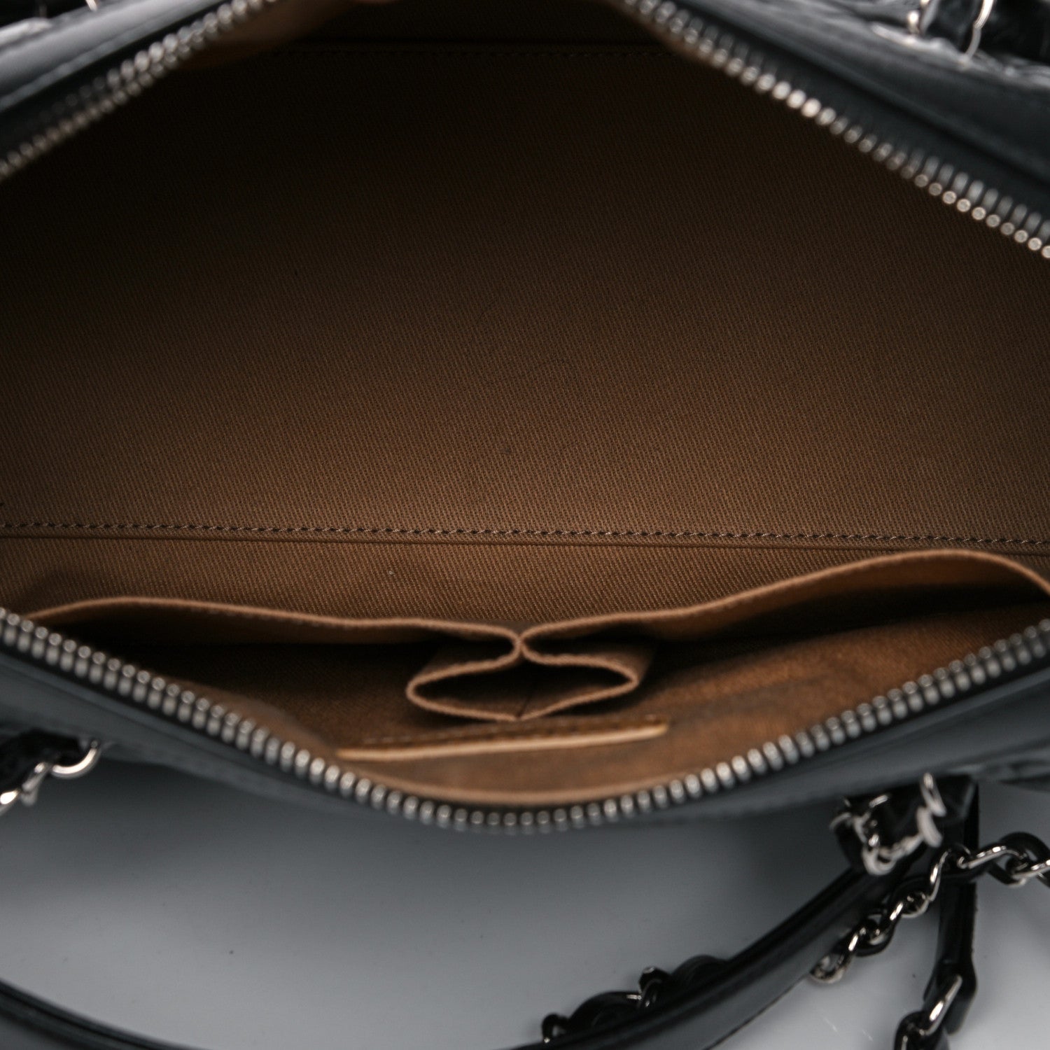Chanel Calfskin Quilted Small CC Bowling Bag Black 9 of 11