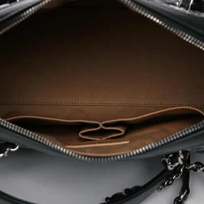 Chanel Calfskin Quilted Small CC Bowling Bag Black 9 of 11