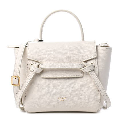 Celine Grained Calfskin Pico Belt Bag Rice 1 of 4